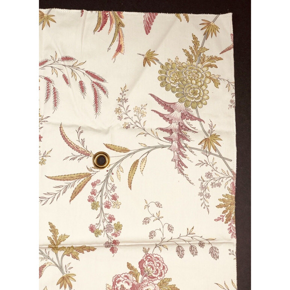Edith's Reverie Floral Cotton Print Antique Fabric BRUNSCHWIG & FILS Sample - Picture 3 of 9